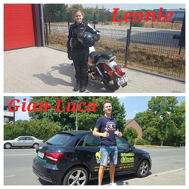 Führerscheinneuling Leonie & Gian-Luca