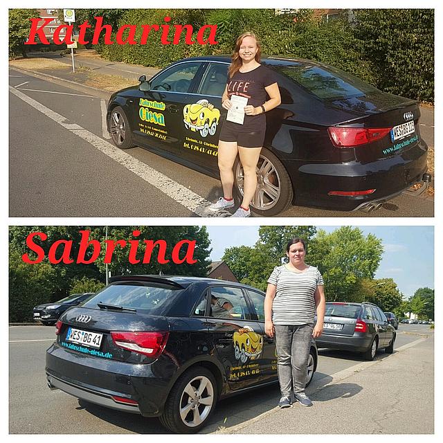 Führerscheinneuling Katharina & Sabrina